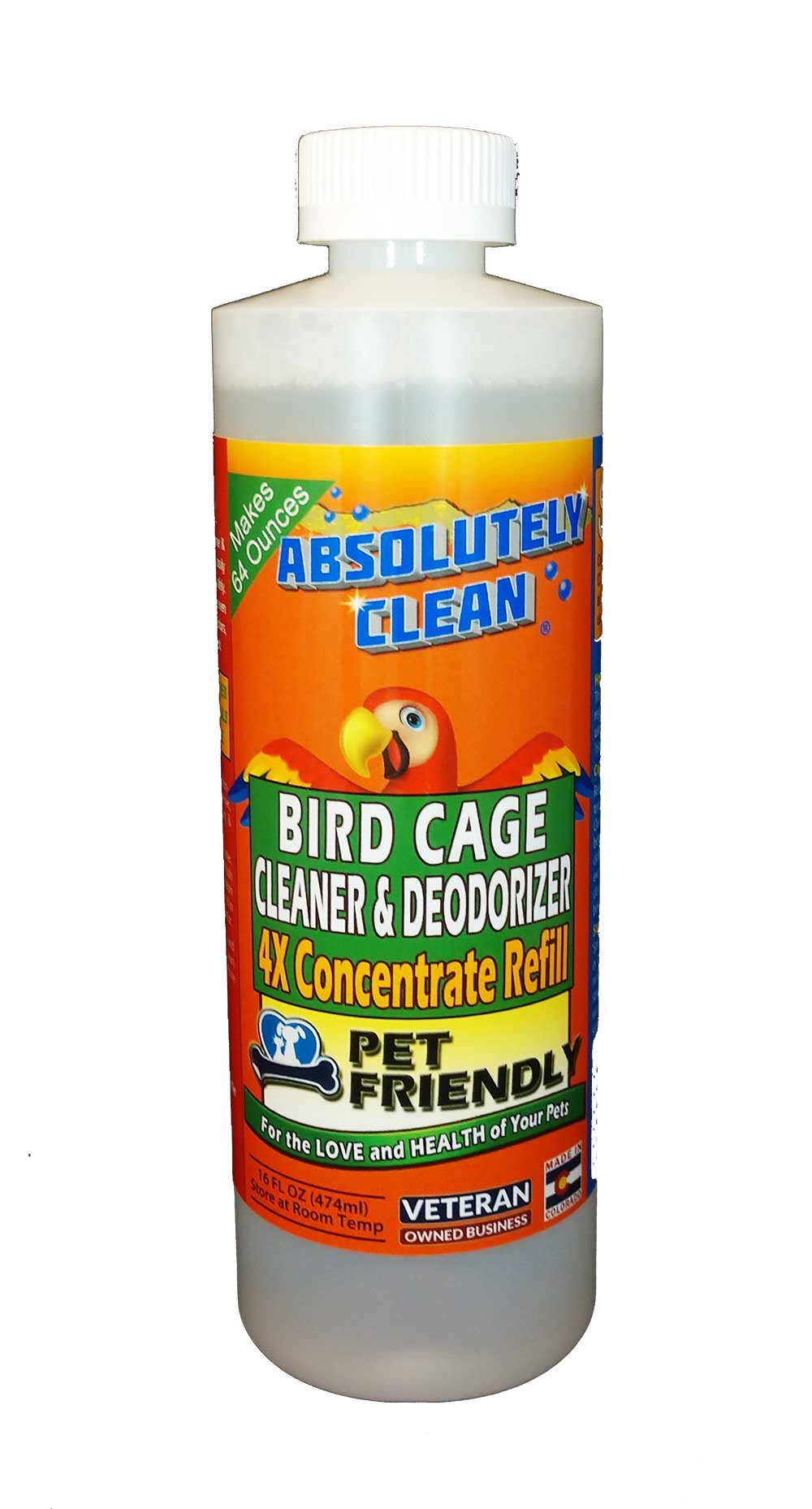 Absolutely Clean Bird Cage Cleaner