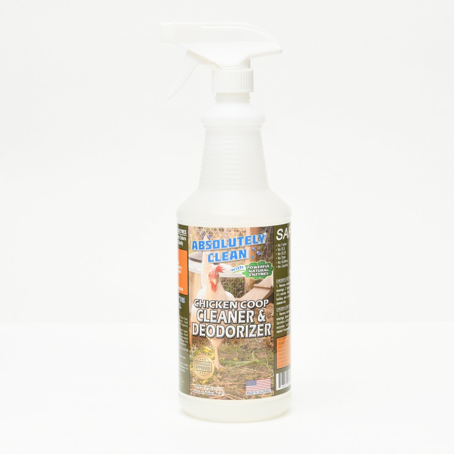 Absolutely Clean Chicken Coop Cleaner & Deodorizer