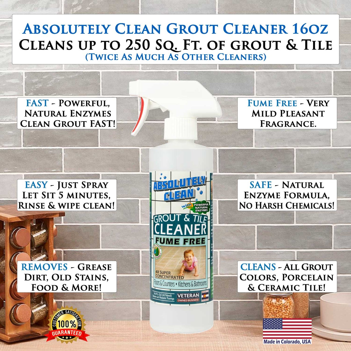 Absolutely Clean Grout Cleaner