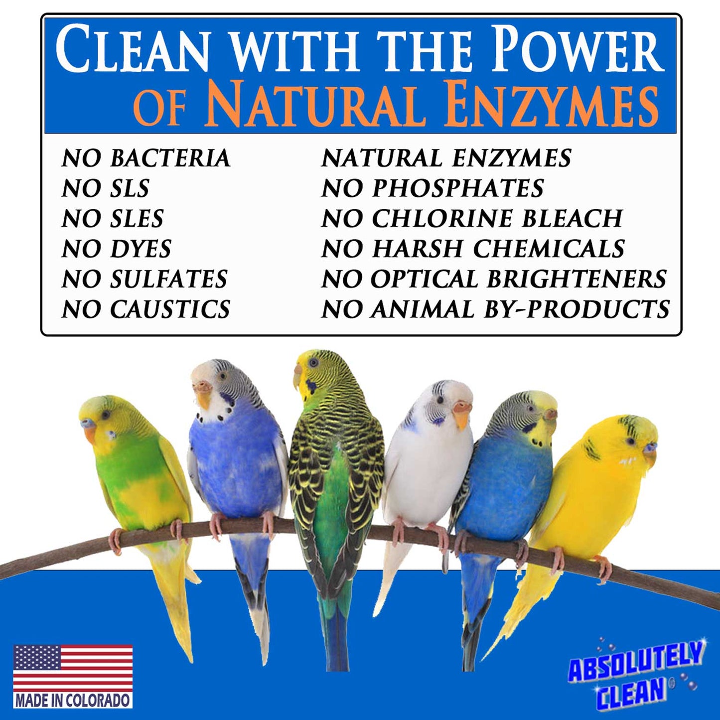 Absolutely Clean Bird Cage Cleaner